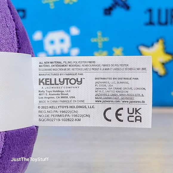 Squishmallow Axel the Purple Beetle 7" UltraSoft Stuffed Animal Toy Plush NWT - Picture 4 of 6